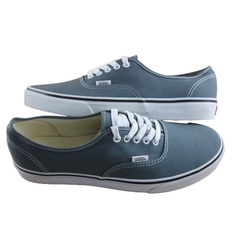 Vans Women's Authentic Color Theory Stormy Weather Blue Canvas shoes Sizes NIB - Picture 2 of 7